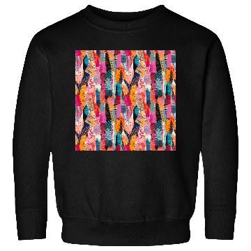 Discover Playful Colors Abstract Pattern Sweatshirts