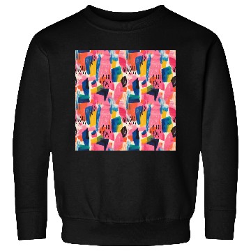 Discover Vivid Colors Abstract Pattern Sweatshirts