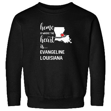 Discover Evangeline County Louisiana Is Where My Heart Is Sweatshirts