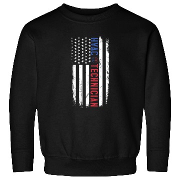 Discover HVAC Technician US American Flag HVAC Mechanic Sweatshirts