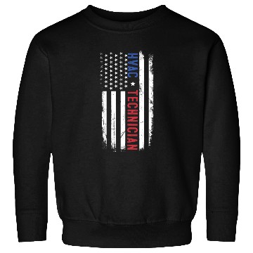 Discover HVAC Technician US American Flag HVAC Mechanic Sweatshirts