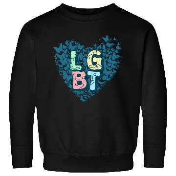 Discover Fluttering Freedom: LGBT Butterfly Sweatshirts