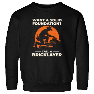 Discover Bricklayer Brick Mason Masonry Brickwork Builder Sweatshirts