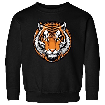 Discover Tiger Majesty - Bold Striped Predator Sweatshirts