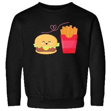 Discover Burger and fries Sweatshirts