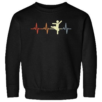 Discover Ballet Dancer Stickfigures Heartbeat Sweatshirts