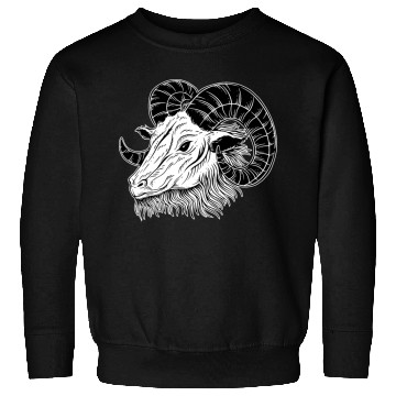 Discover Baphomet Goat Horn Art Sweatshirts