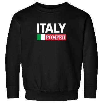 Discover Italy Flag Pompeii Conservation Volcanic Eruption Sweatshirts