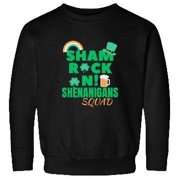 Discover shamrockin shenanigans drinking st Patrick's day Sweatshirts