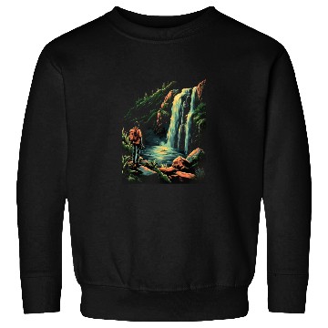 Discover Photography Waterfall Nature Photographer Camera Sweatshirts