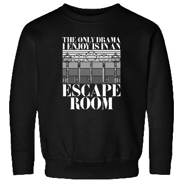 Discover Escape Room Lover Escaping Locked Room Sweatshirts