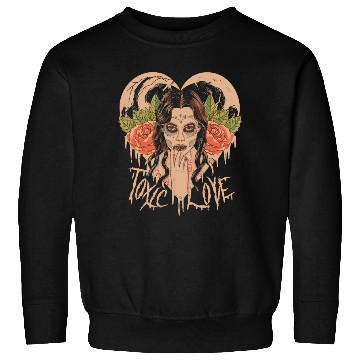 Discover Toxic Love Valentine Couple Gift Sweatshirts