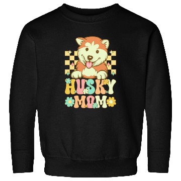 Discover Groovy Siberian Husky Female Dog Lover Sweatshirts