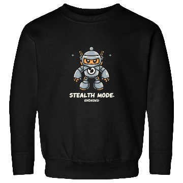 Discover Ninja Robot: Stealth Mode: Engaged Sweatshirts