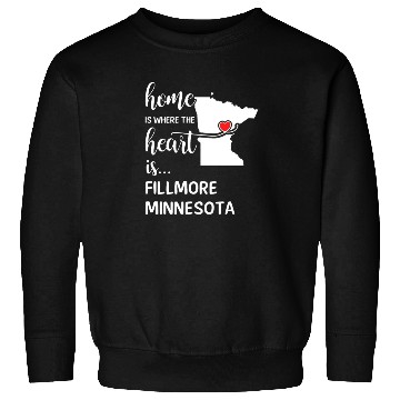 Discover Fillmore County Minnesota Is Where My Heart Is Sweatshirts