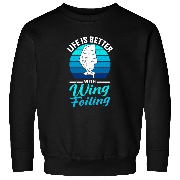 Discover Wingsurfing Foil Wing Wing Boarding Wing Foiling Sweatshirts