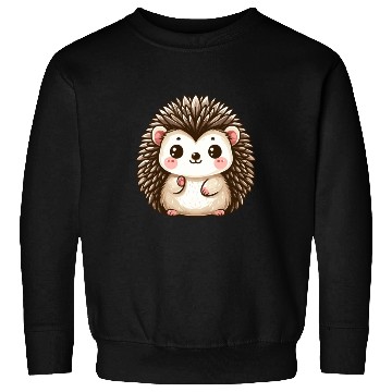 Discover Playful Hedgehog Cartoon Sweatshirts