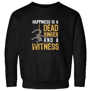 Discover Funny Dead Ringer Horseshoe Pitching Sweatshirts