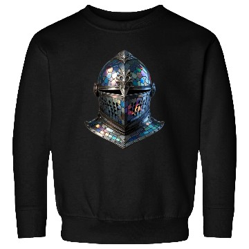 Discover Enchanted Knight's Helmet - Stained Glass Armor Sweatshirts