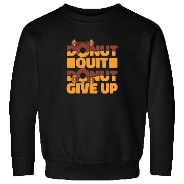 Discover Fitness Donut Funny Donut Gym Sweatshirts