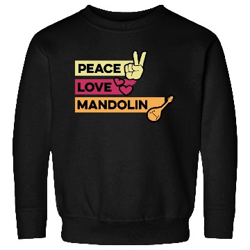 Discover Peace Love Mandolin Maestro Gift Sweatshirts