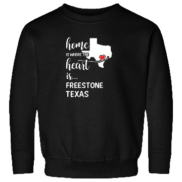 Discover Freestone County Texas Is Where My Heart Is Gift Sweatshirts