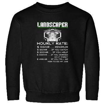 Discover Landscaper Grass Care Lawn Mower Sweatshirts