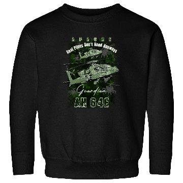 Discover AH64 Apache Us Air Force attack helicopter with c Sweatshirts