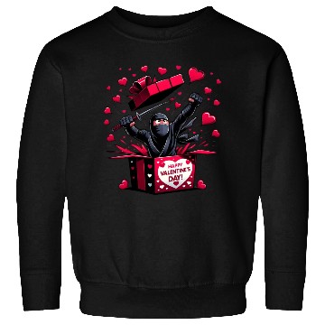 Discover Ninja Valentine Surprise Sweatshirts
