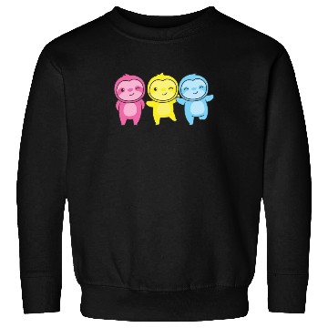 Discover Pansexual Flag Pride Lgbtq Cute Sloth Sweatshirts
