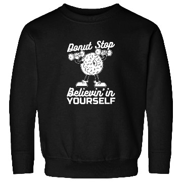 Discover Fitness Donut Funny Donut Gym Sweatshirts