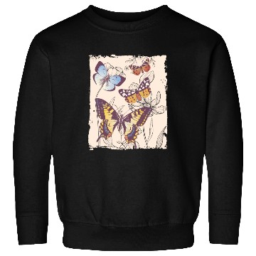 Discover Butterfly Cotaggecore Naturecore Sweatshirts