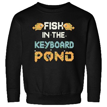 Discover Fish In The Keyboard Pond Sweatshirts