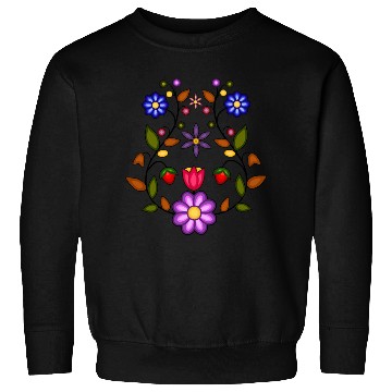 Discover Native Ojibwe Floral with Anishinaabe Flowers Sweatshirts
