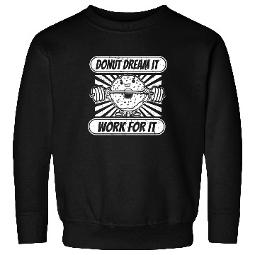 Discover Fitness Donut Funny Donut Gym Sweatshirts