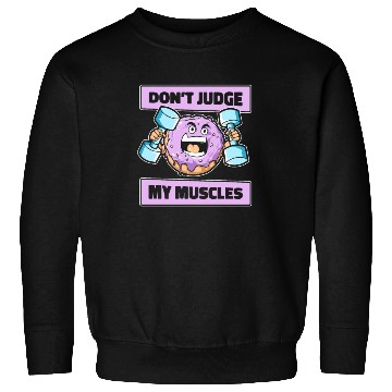 Discover Fitness Donut Funny Donut Gym Sweatshirts