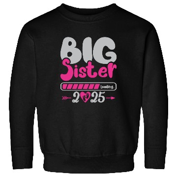 Discover Big Sis loading - Big Sister loading - Pregnancy Sweatshirts