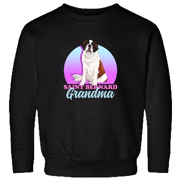 Discover St. Bernhard Dog Saint Bernard Grandma Sweatshirts