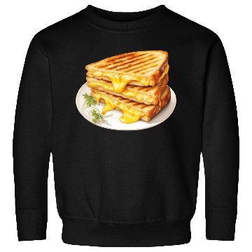 Discover Plate of Grilled Cheese Sandwich Sweatshirts