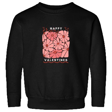 Discover Midnight Blooms: A Floral Valetine's Embrace. Sweatshirts