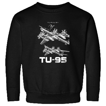 Discover Tupolev TU-95 Heavy Russian Bomber Aircraft Sweatshirts