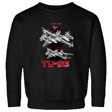 Discover Tupolev TU-95 Heavy Russian Bomber Aircraft Sweatshirts