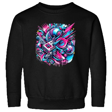 Discover Neon Gamer's Paradise Sweatshirts