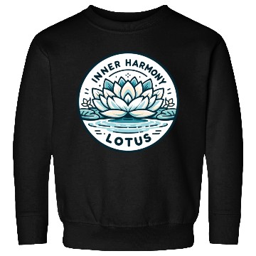 Discover Inner Harmony Lotus - Serene Water & Flower Design Sweatshirts