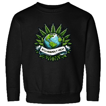 Discover "Eco-Friendly High": Earth & Cannabis Unity Sweatshirts
