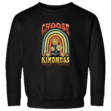 Discover Choose Kindness Braille Alphabet Braille Retro Sweatshirts
