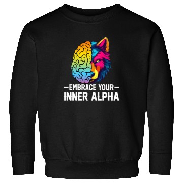 Discover Men Alpha Male Wolf Sweatshirts