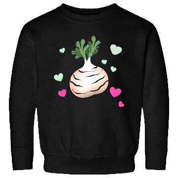 Discover Turnip Love Valentine's Day Hearts Sweatshirts