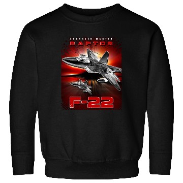 Discover F-22 Raptor Fighterjet Us Air Force Warbird Sweatshirts