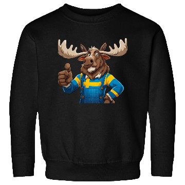 Discover Swedish elk Sweatshirts